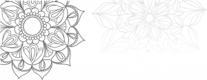 Mandalas gris y blanca